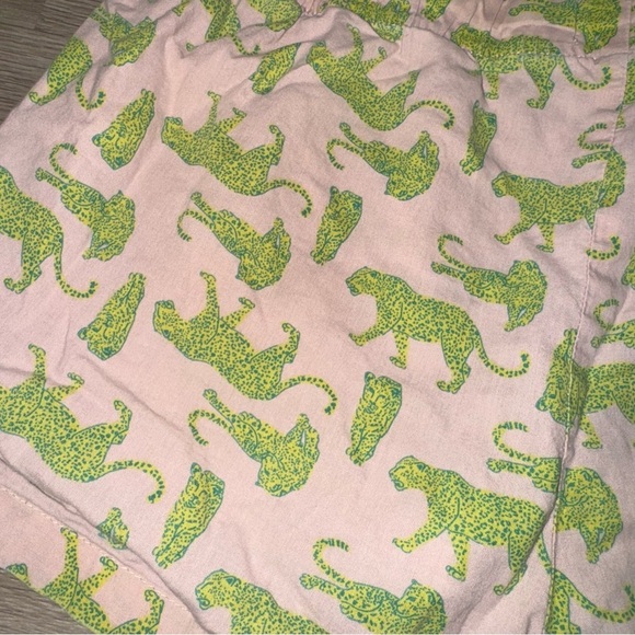 Old Navy Pink & Green Cheetah Pajama Shorts - Picture 7 of 7
